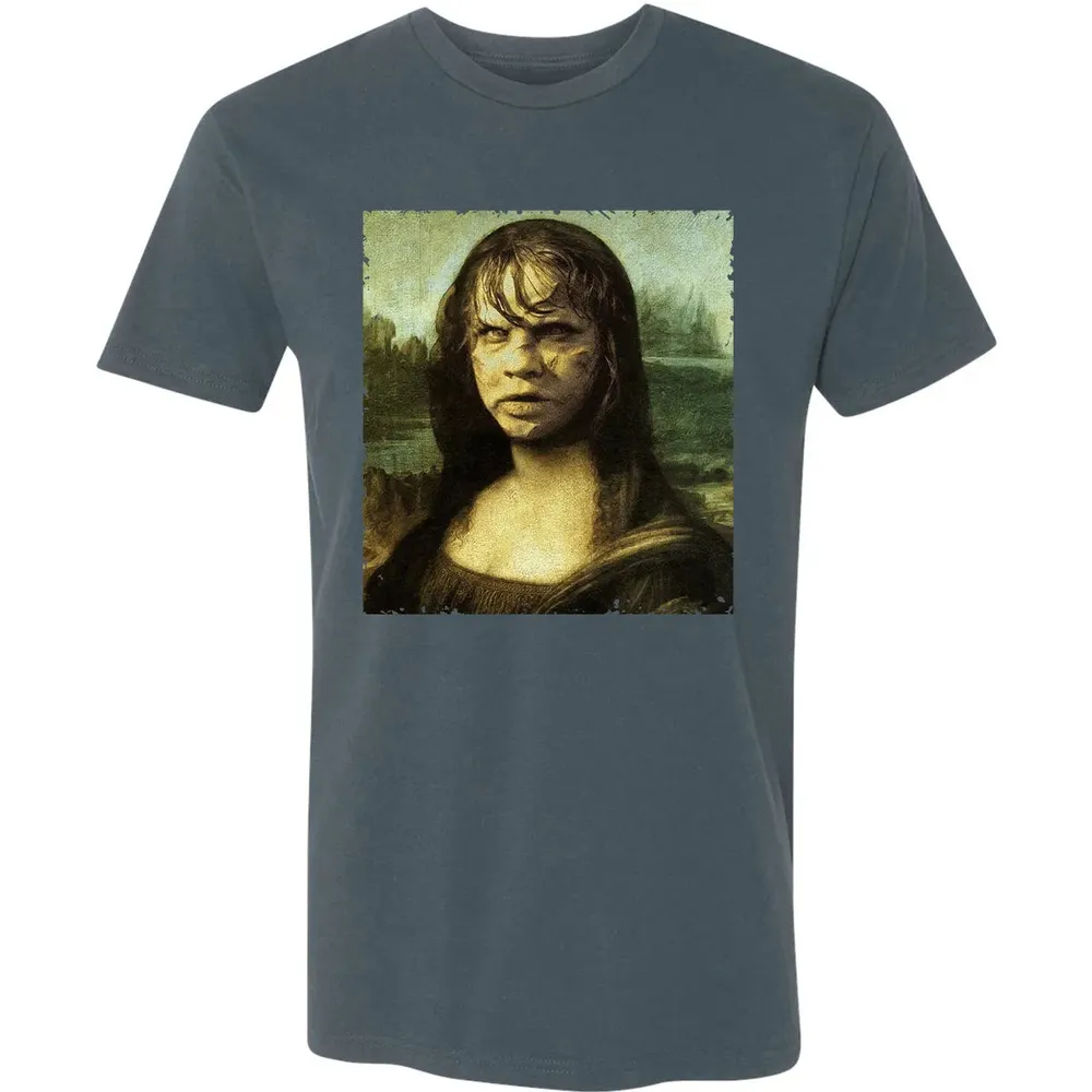 Devil Mona Lisa Premium Unisex T-shirt - 14