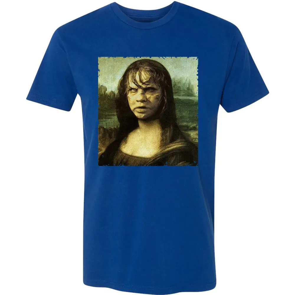 Devil Mona Lisa Premium Unisex T-shirt - 10