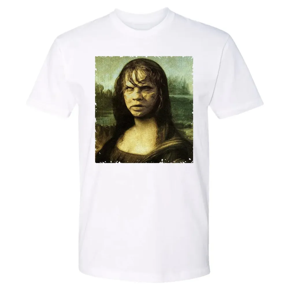 Devil Mona Lisa Premium Unisex T-shirt - 4