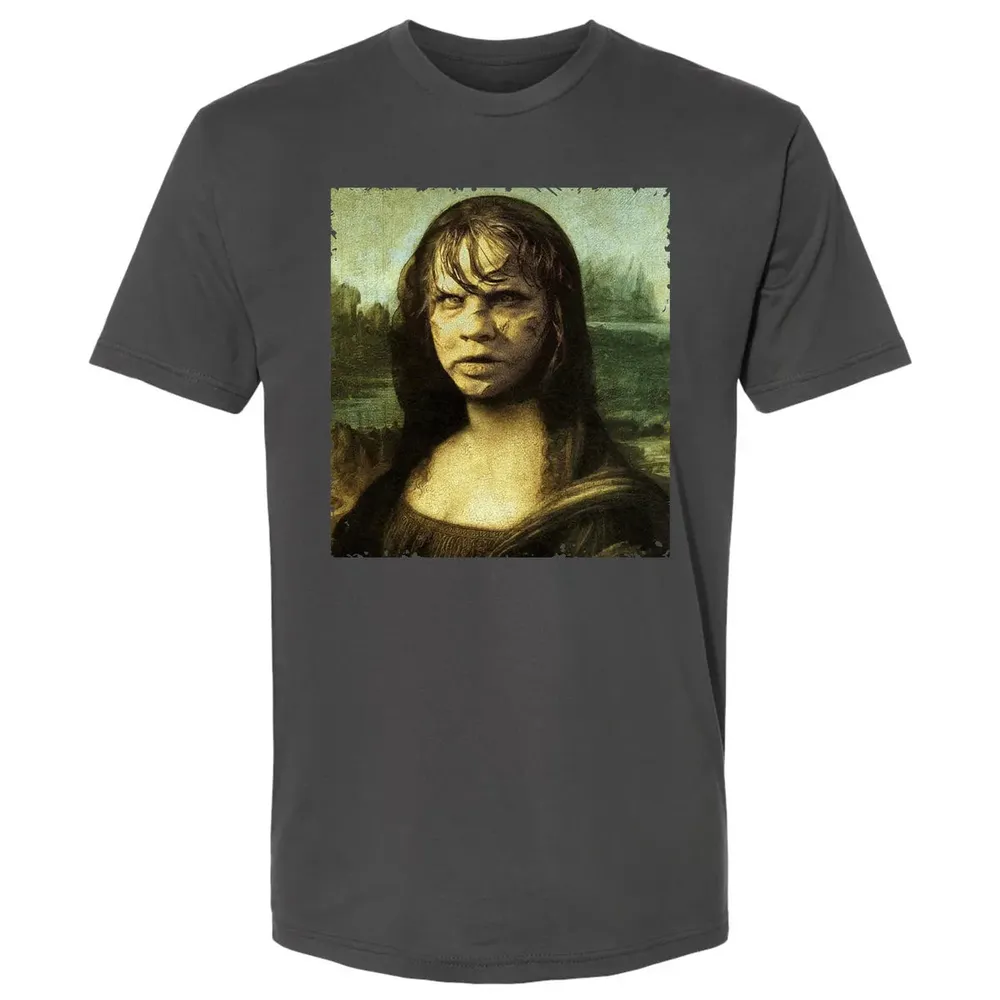 Devil Mona Lisa Premium Unisex T-shirt - 8