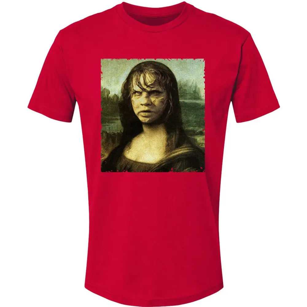 Devil Mona Lisa Premium Unisex T-shirt - 6