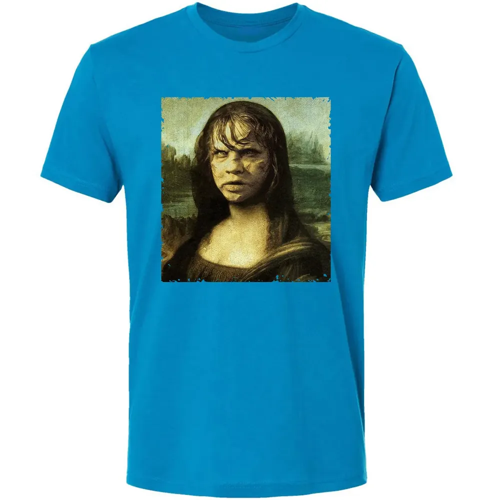 Devil Mona Lisa Premium Unisex T-shirt - 15