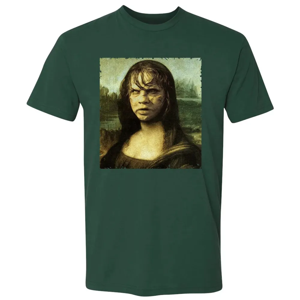 Devil Mona Lisa Premium Unisex T-shirt - 12
