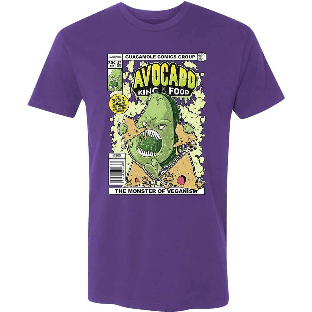 AVOCADO KING OF THE FOOD Premium Unisex T-shirt - 7