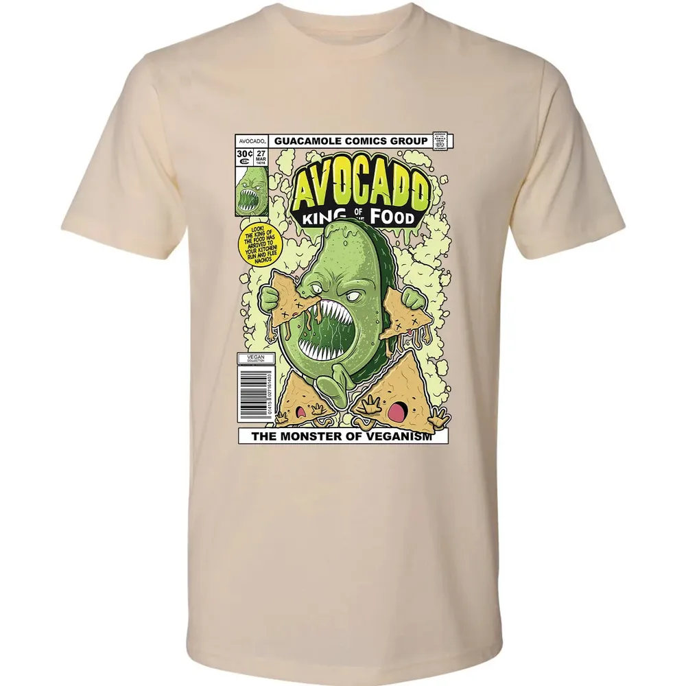 AVOCADO KING OF THE FOOD Premium Unisex T-shirt - 13