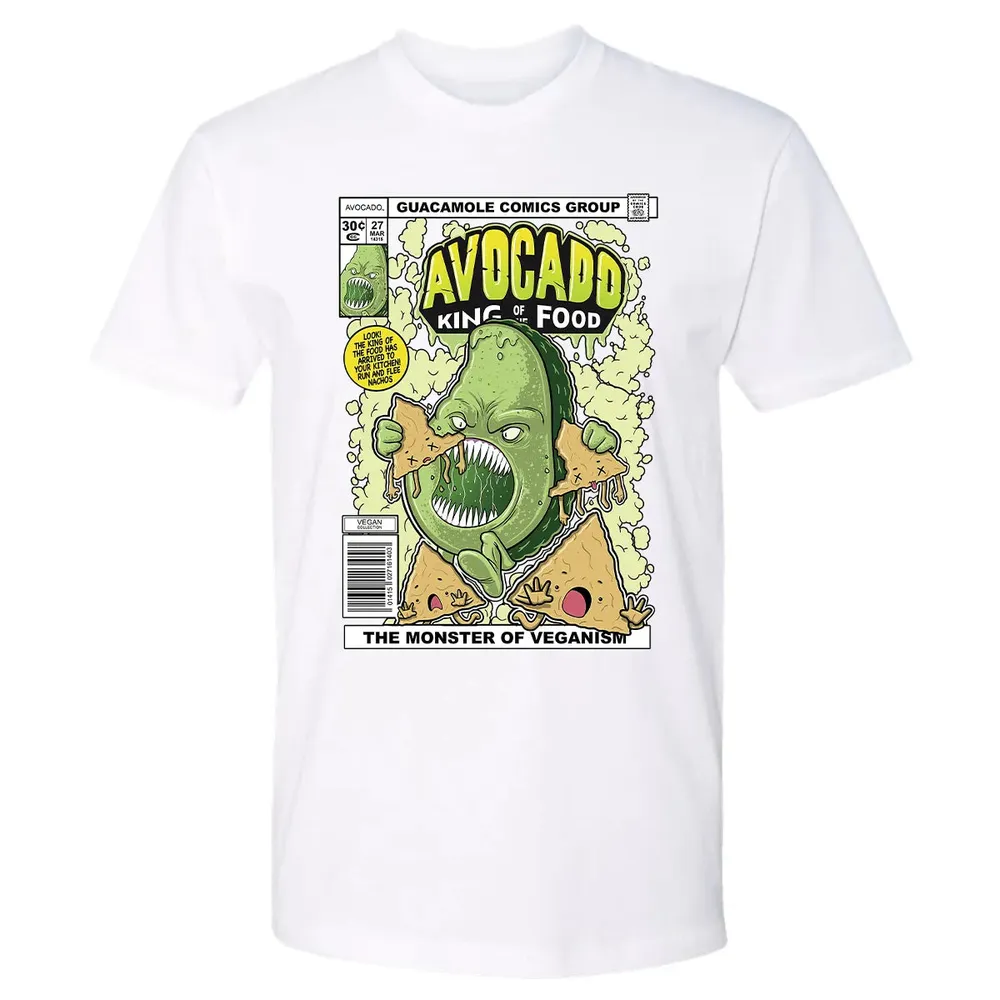 AVOCADO KING OF THE FOOD Premium Unisex T-shirt - 4