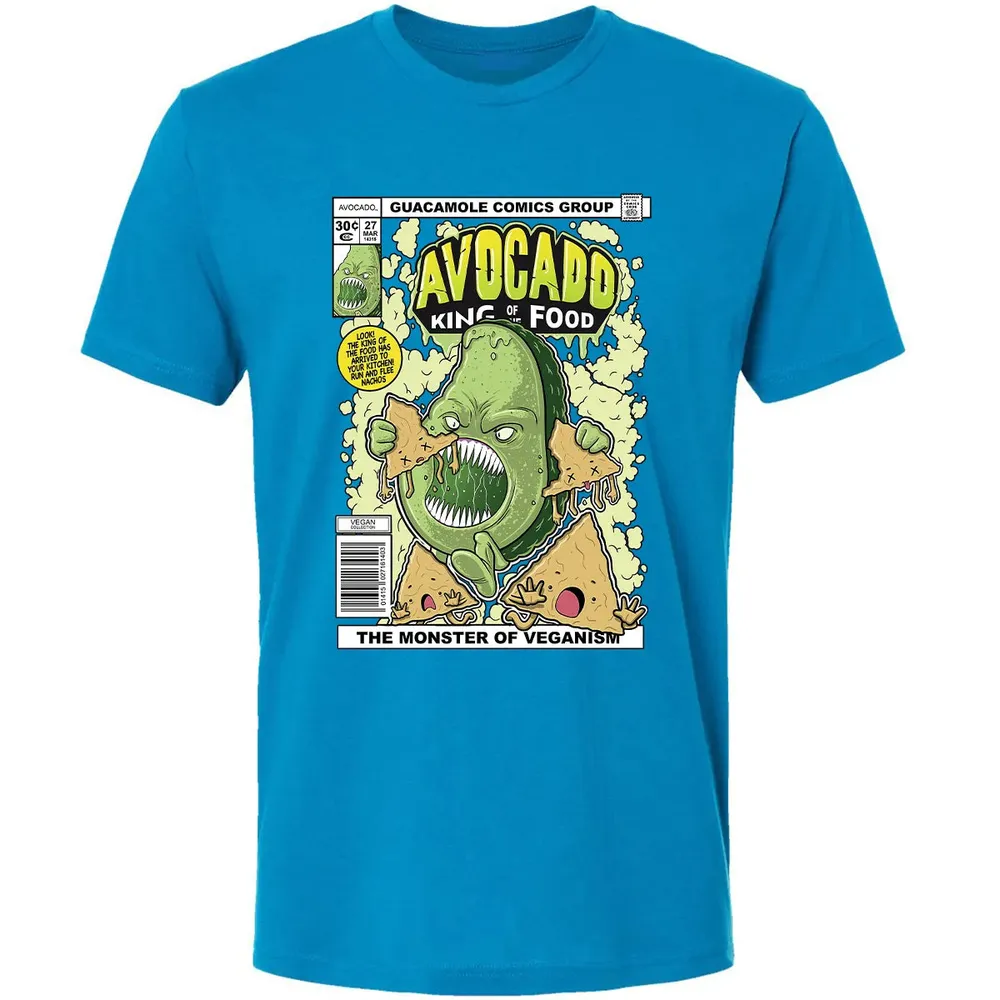 AVOCADO KING OF THE FOOD Premium Unisex T-shirt - 15
