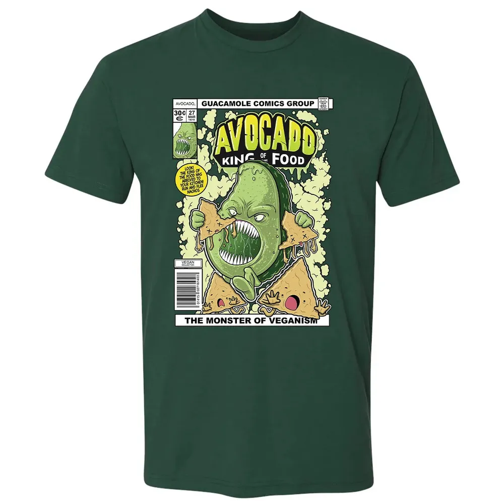 AVOCADO KING OF THE FOOD Premium Unisex T-shirt - 12