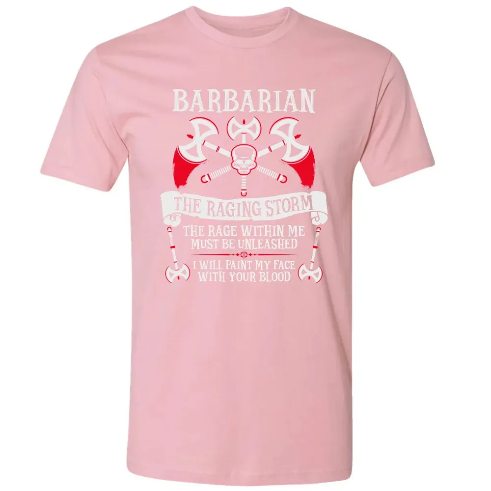 BARBARIAN, THE RAGING STORM  (White) Premium Unisex T-shirt - 3