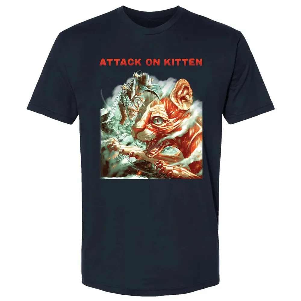 Attatck On Kitten Premium Unisex T-shirt - 2