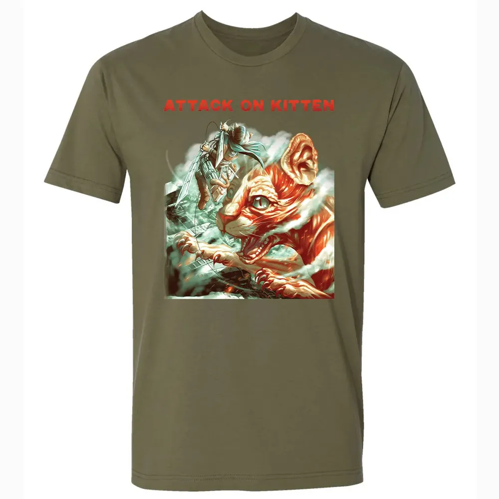 Attatck On Kitten Premium Unisex T-shirt - 5