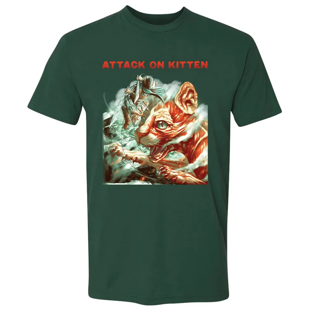 Attatck On Kitten Premium Unisex T-shirt - 12