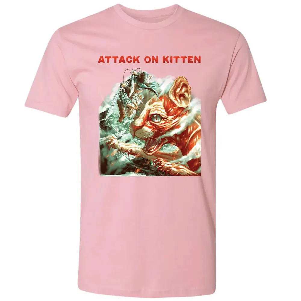 Attatck On Kitten Premium Unisex T-shirt - 3
