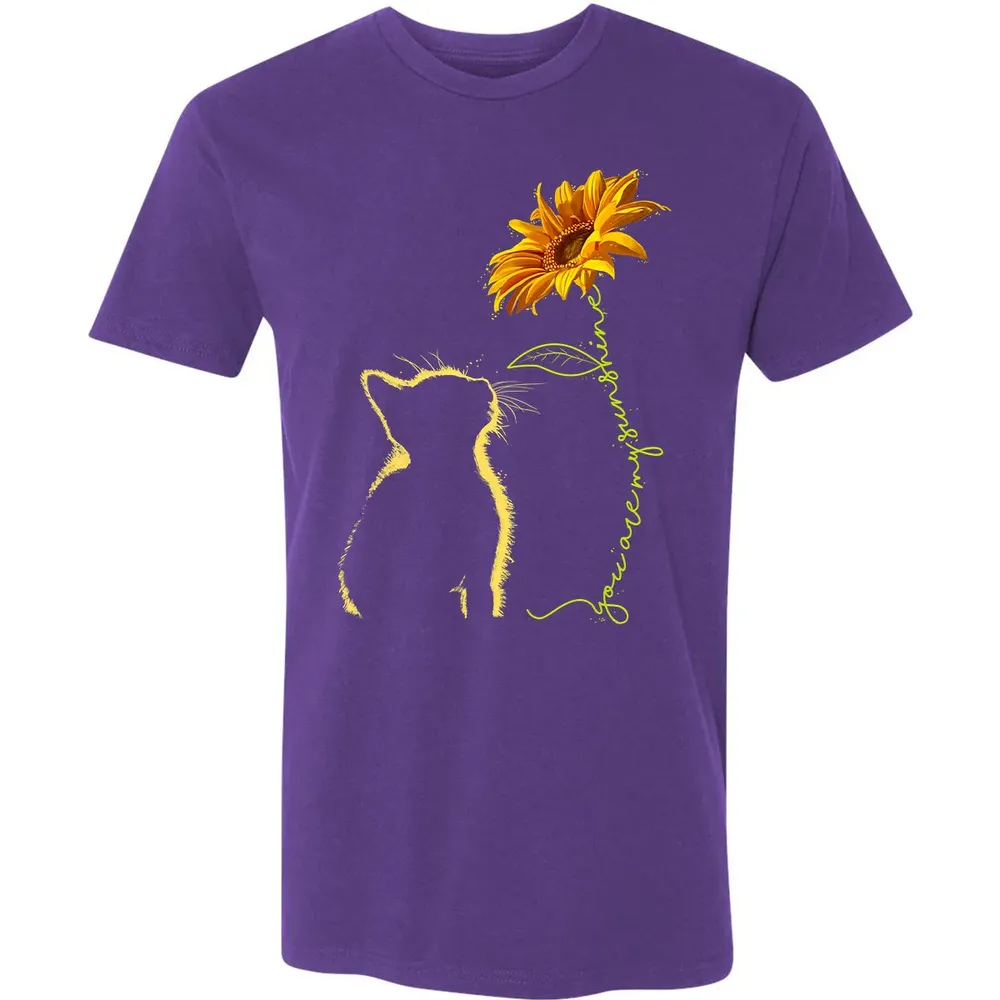 Cat You Are My Sunshine  Cats   Gifts Premium Unisex T-shirt - 7