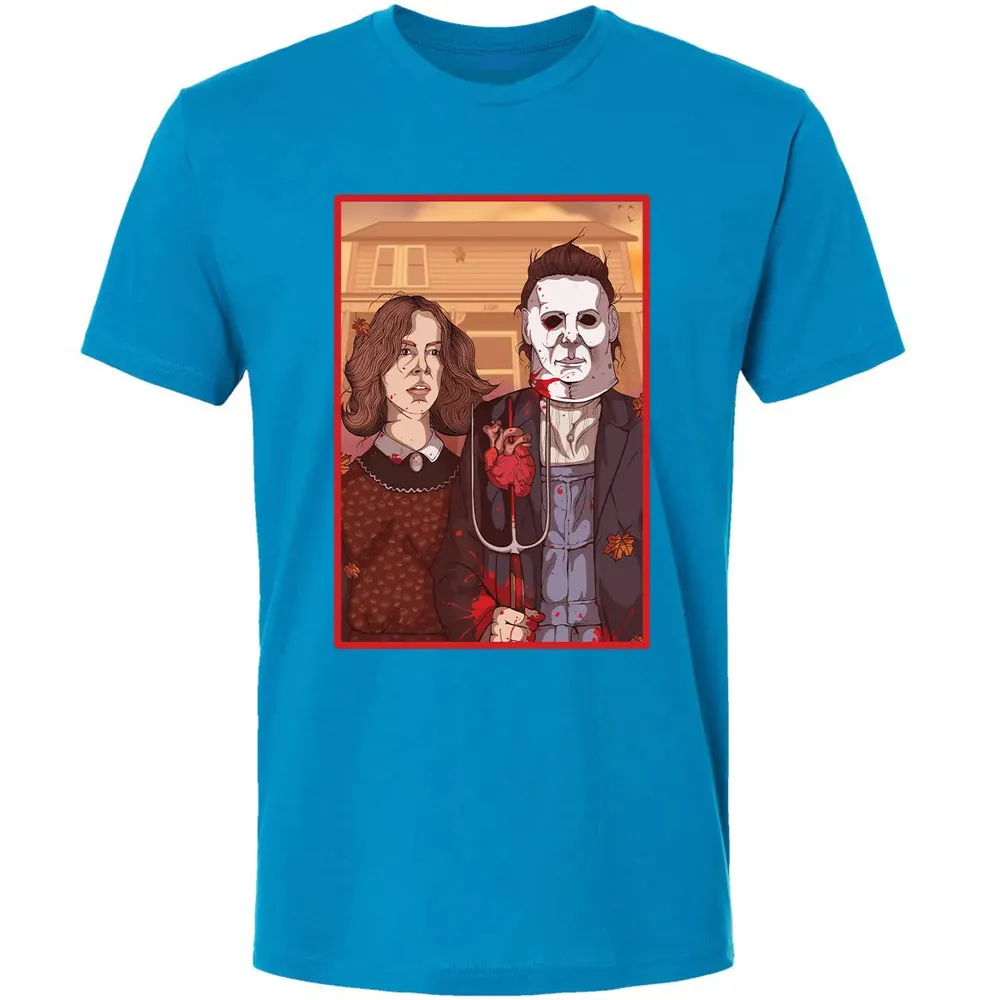Haddonfield Gothic Premium Unisex T-shirt - 15
