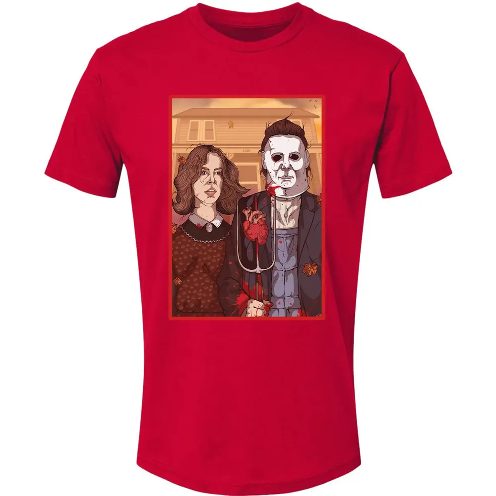 Haddonfield Gothic Premium Unisex T-shirt - 6