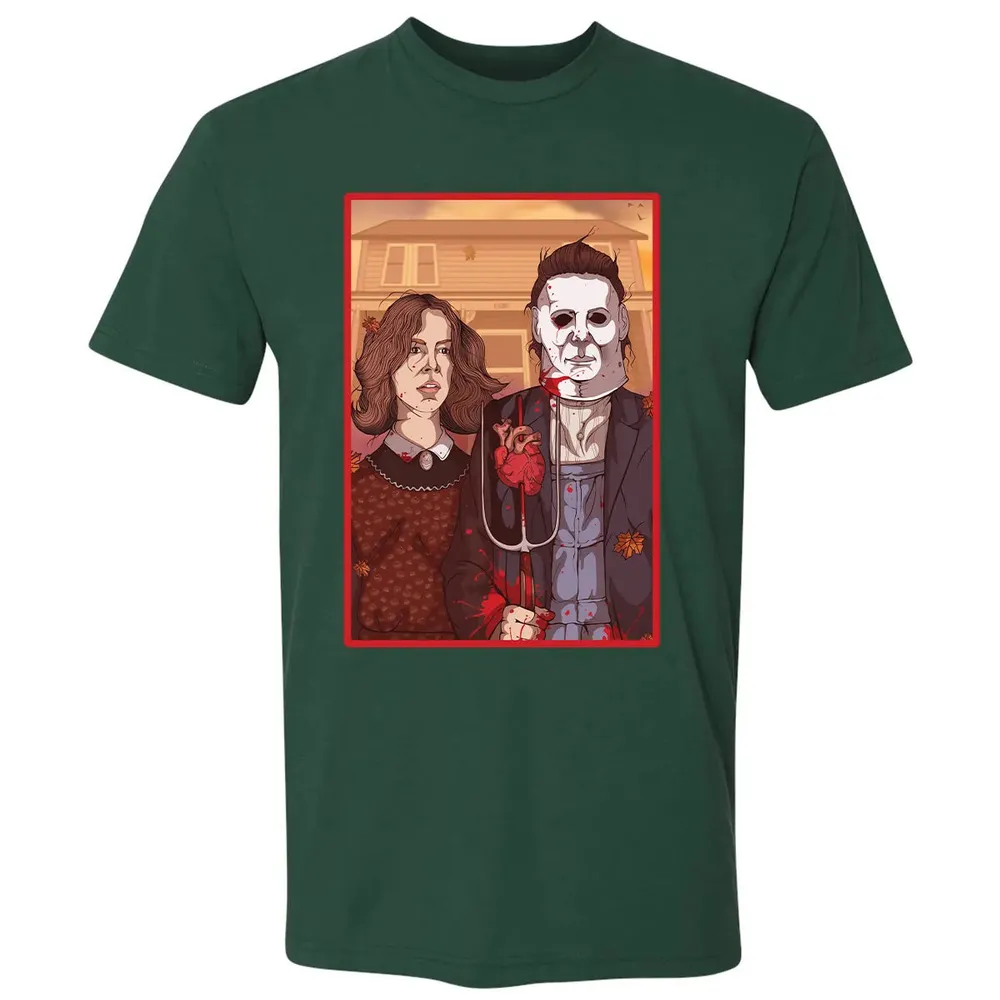 Haddonfield Gothic Premium Unisex T-shirt - 12