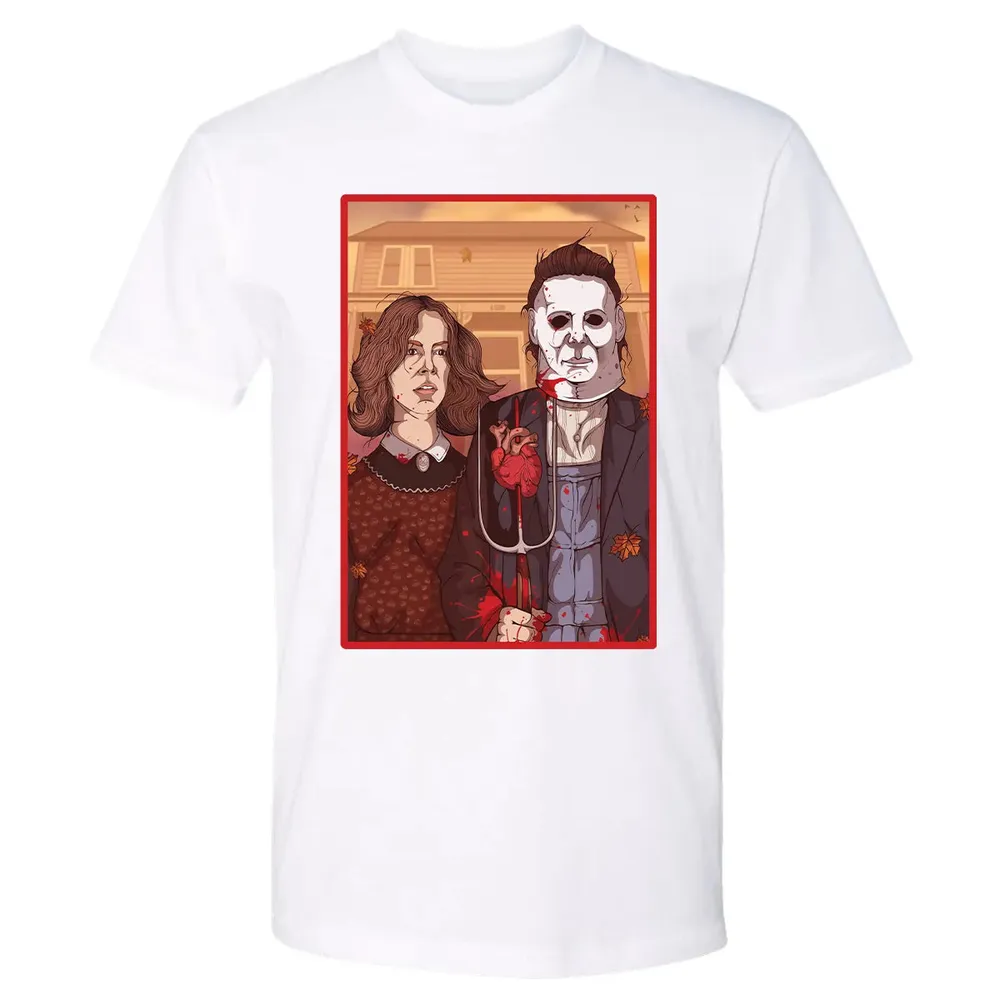 Haddonfield Gothic Premium Unisex T-shirt - 4