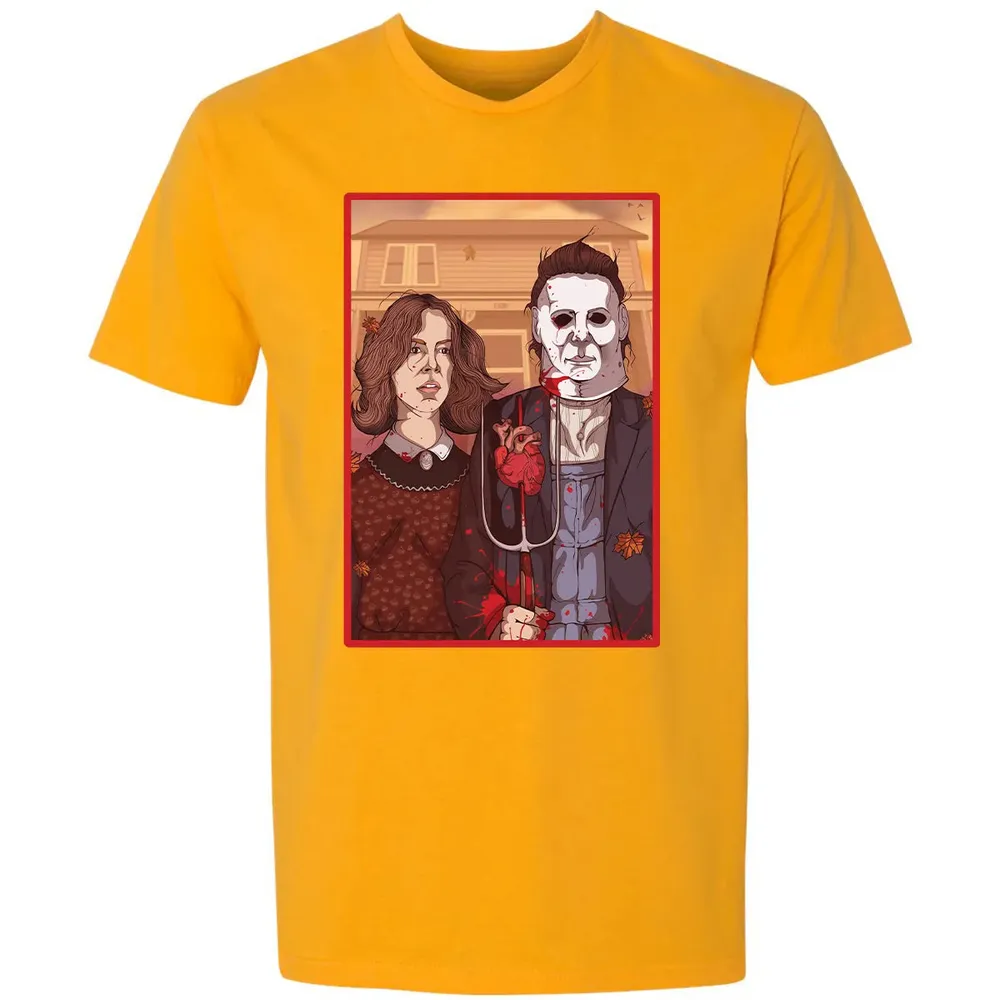 Haddonfield Gothic Premium Unisex T-shirt - 11