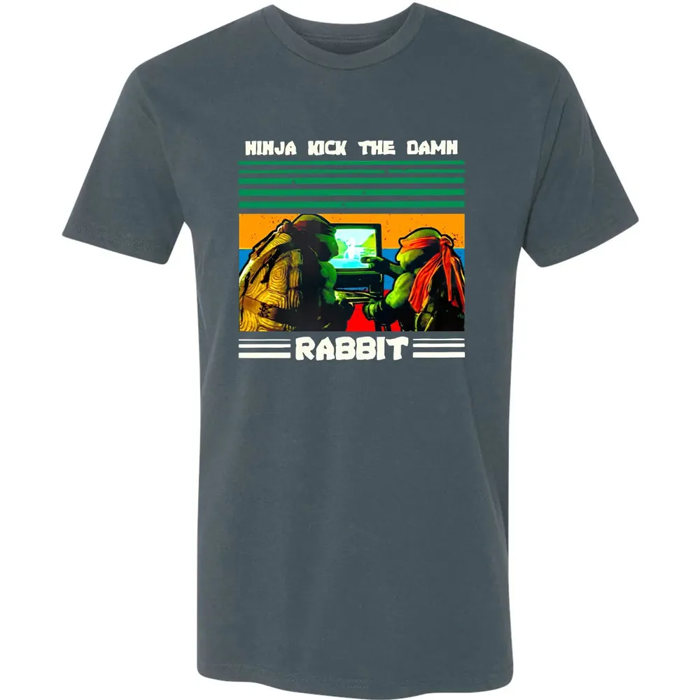 Ninja Kick The Rabbit Premium Unisex T-shirt - 14