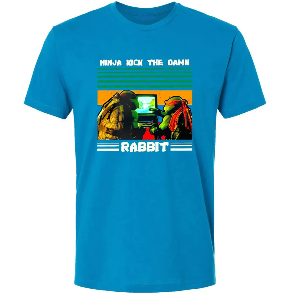 Ninja Kick The Rabbit Premium Unisex T-shirt - 15