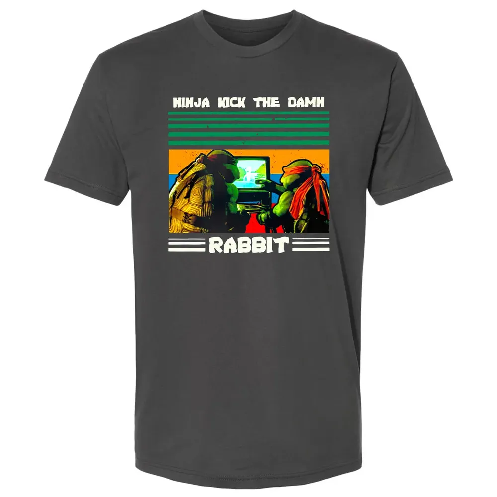 Ninja Kick The Rabbit Premium Unisex T-shirt - 8