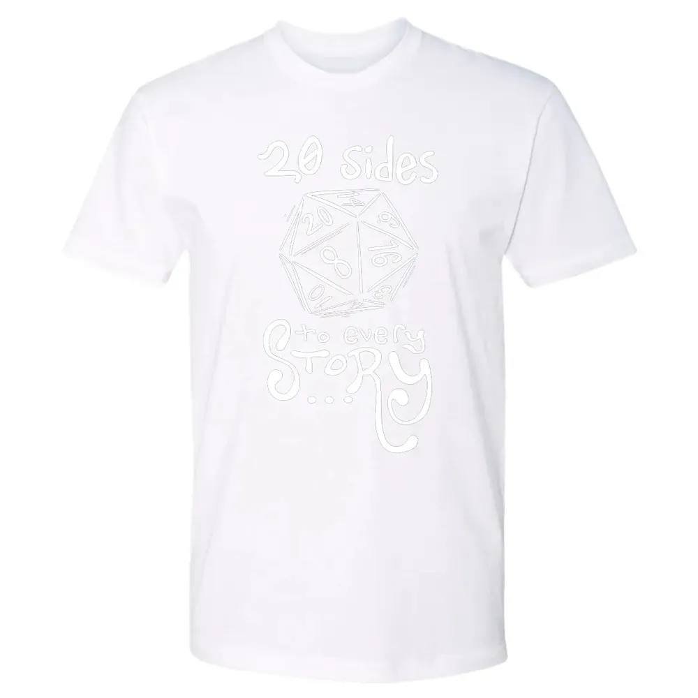20 Sides to Every Story Premium Unisex T-shirt - 4