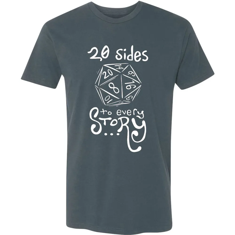 20 Sides to Every Story Premium Unisex T-shirt - 14