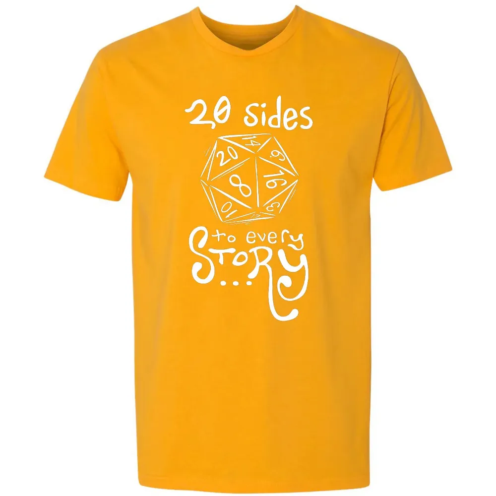 20 Sides to Every Story Premium Unisex T-shirt - 11