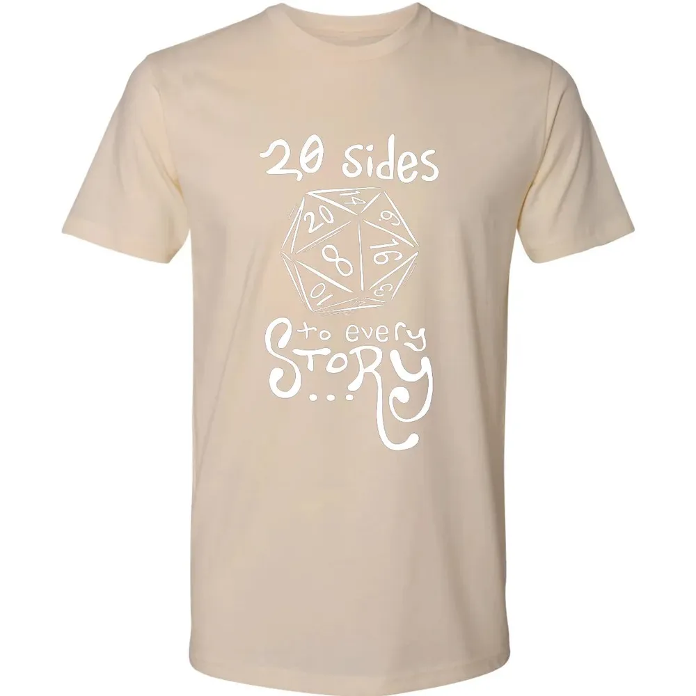 20 Sides to Every Story Premium Unisex T-shirt - 13