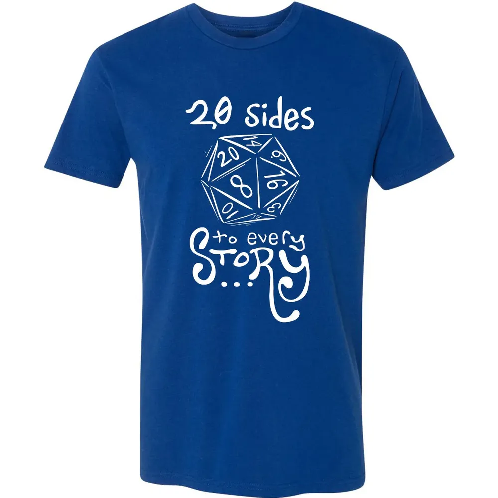 20 Sides to Every Story Premium Unisex T-shirt - 10