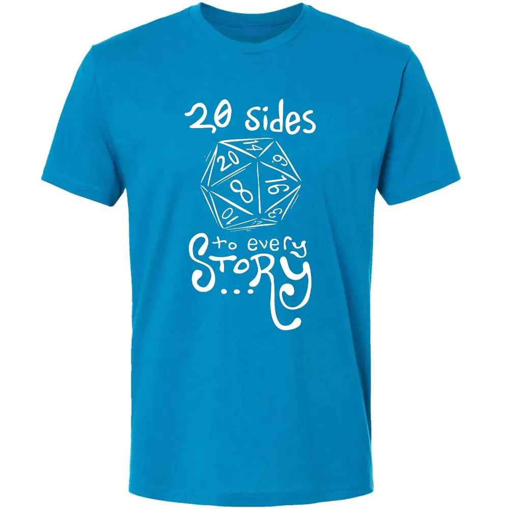 20 Sides to Every Story Premium Unisex T-shirt - 15