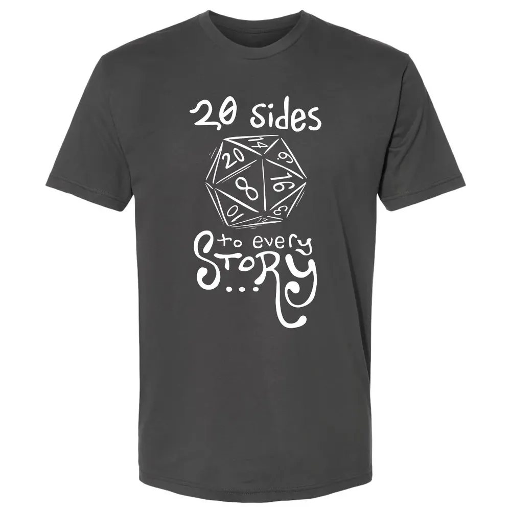 20 Sides to Every Story Premium Unisex T-shirt - 8