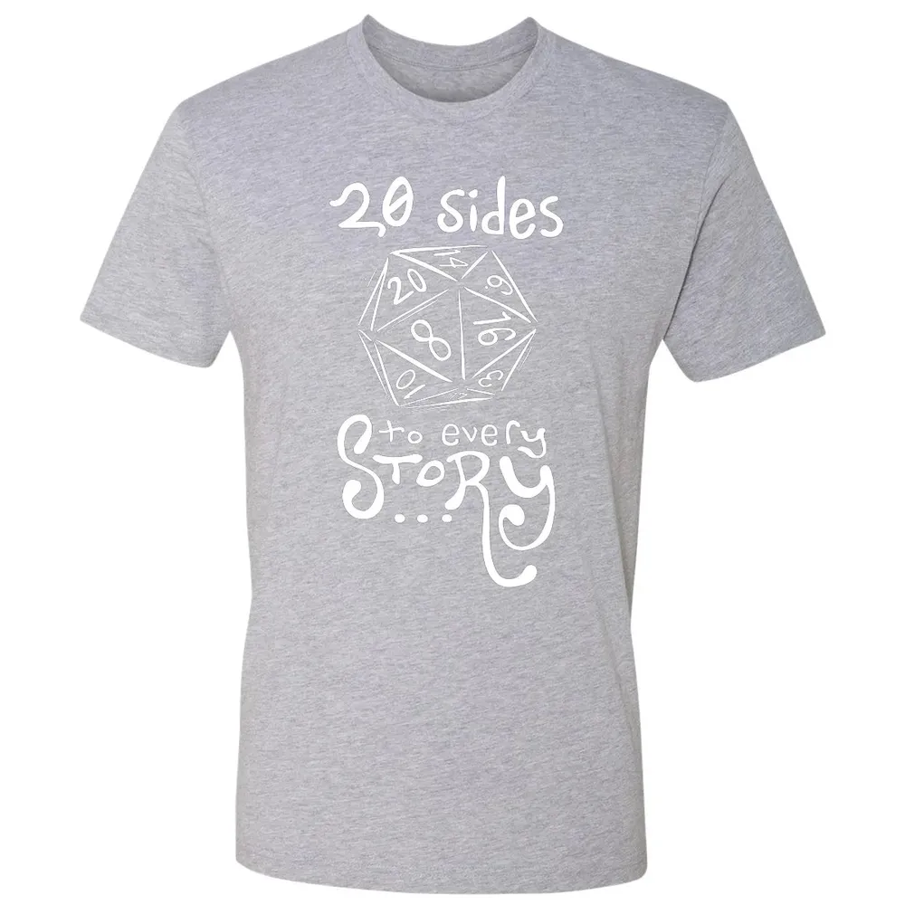 20 Sides to Every Story Premium Unisex T-shirt - 9