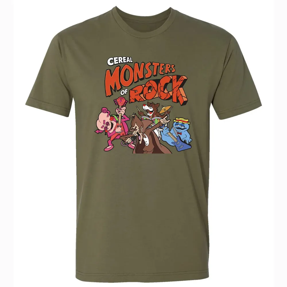 Cereal Monsters Of Rock Premium Unisex T-shirt - 5