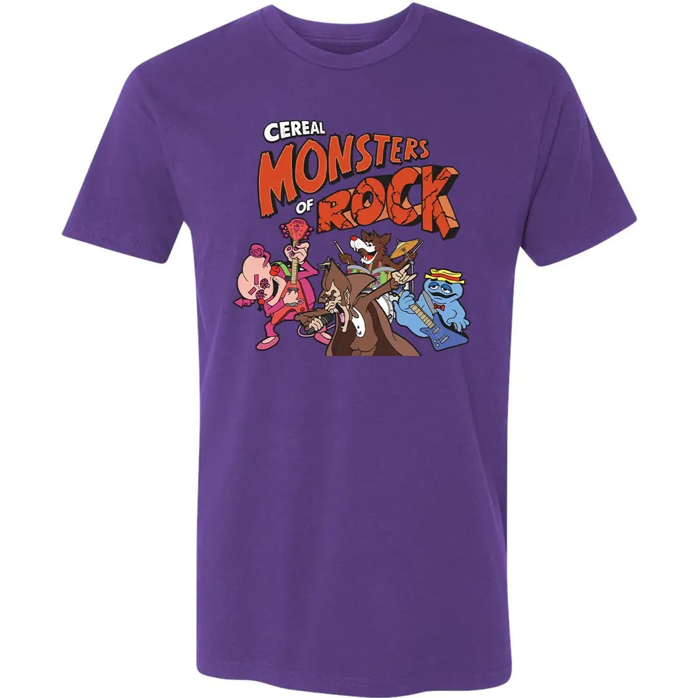 Cereal Monsters Of Rock Premium Unisex T-shirt - 7