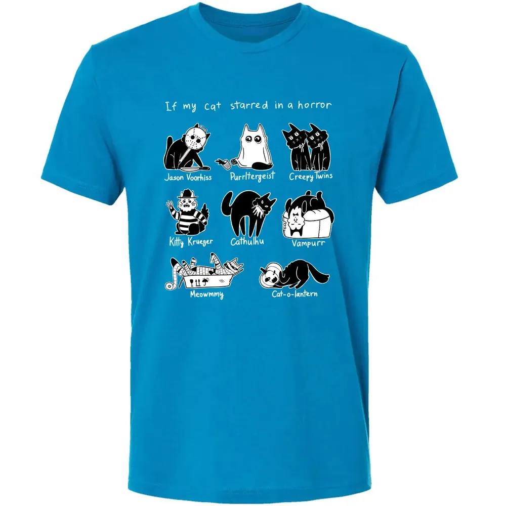 Horror Cat Premium Unisex T-shirt - 15