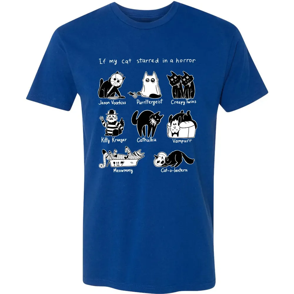 Horror Cat Premium Unisex T-shirt - 10