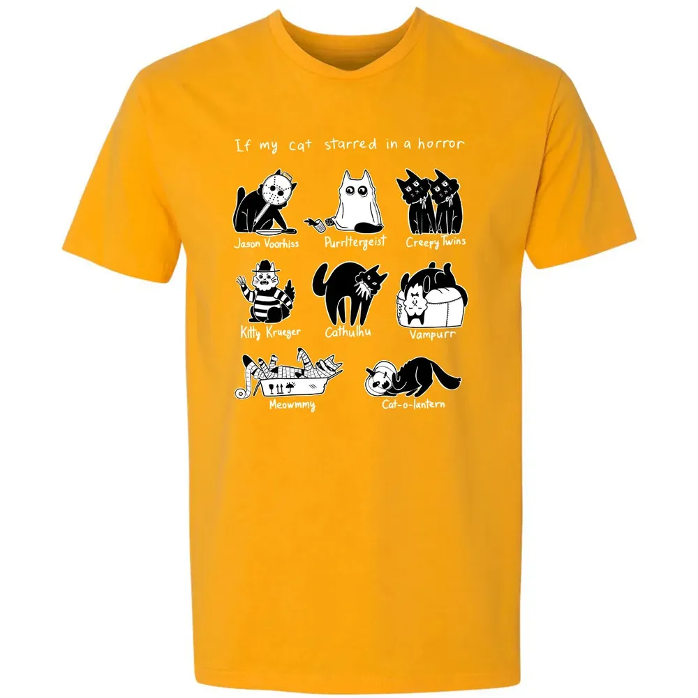 Horror Cat Premium Unisex T-shirt - 11