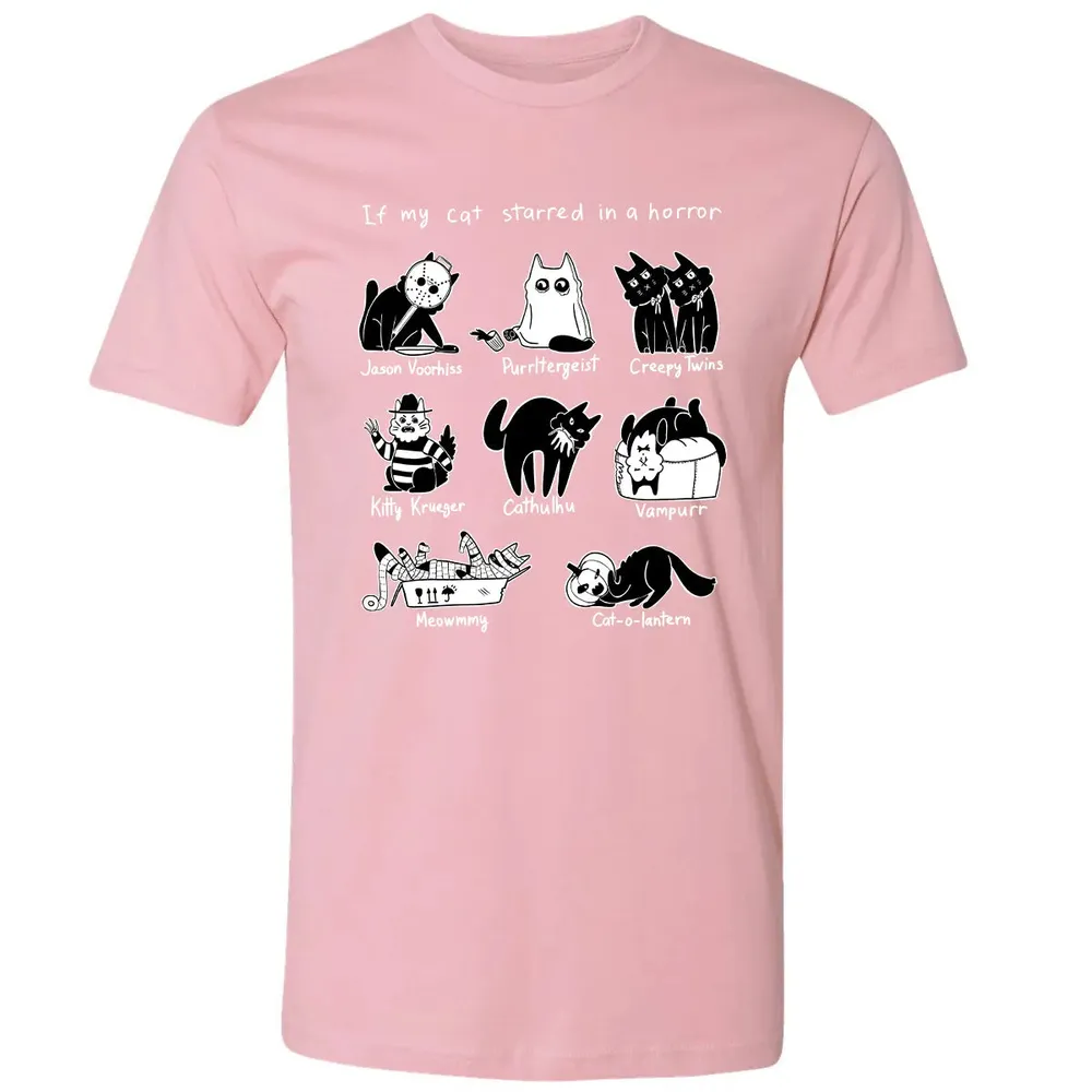 Horror Cat Premium Unisex T-shirt - 3