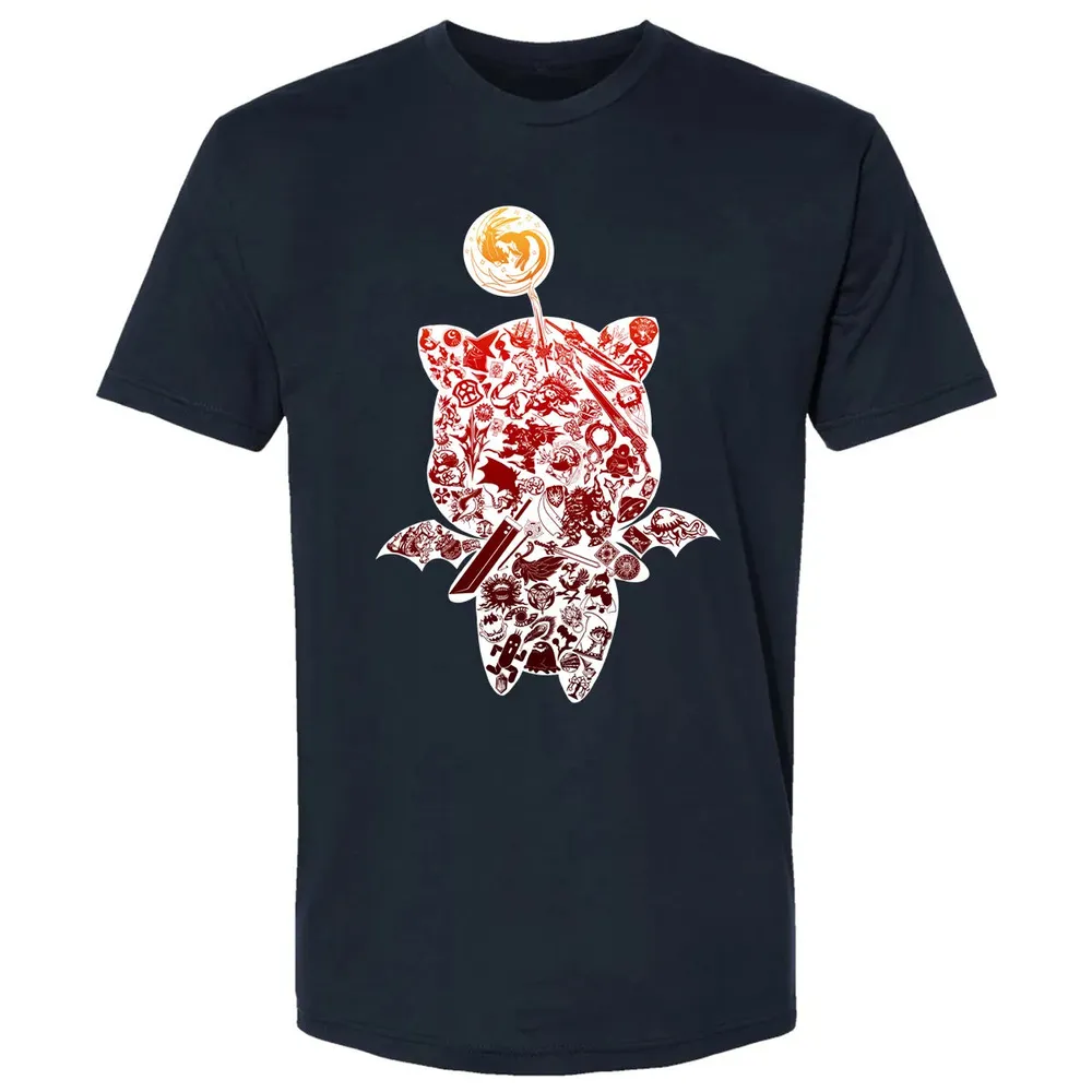 Fantasy Moogle verse Red Premium Unisex T-shirt - 2
