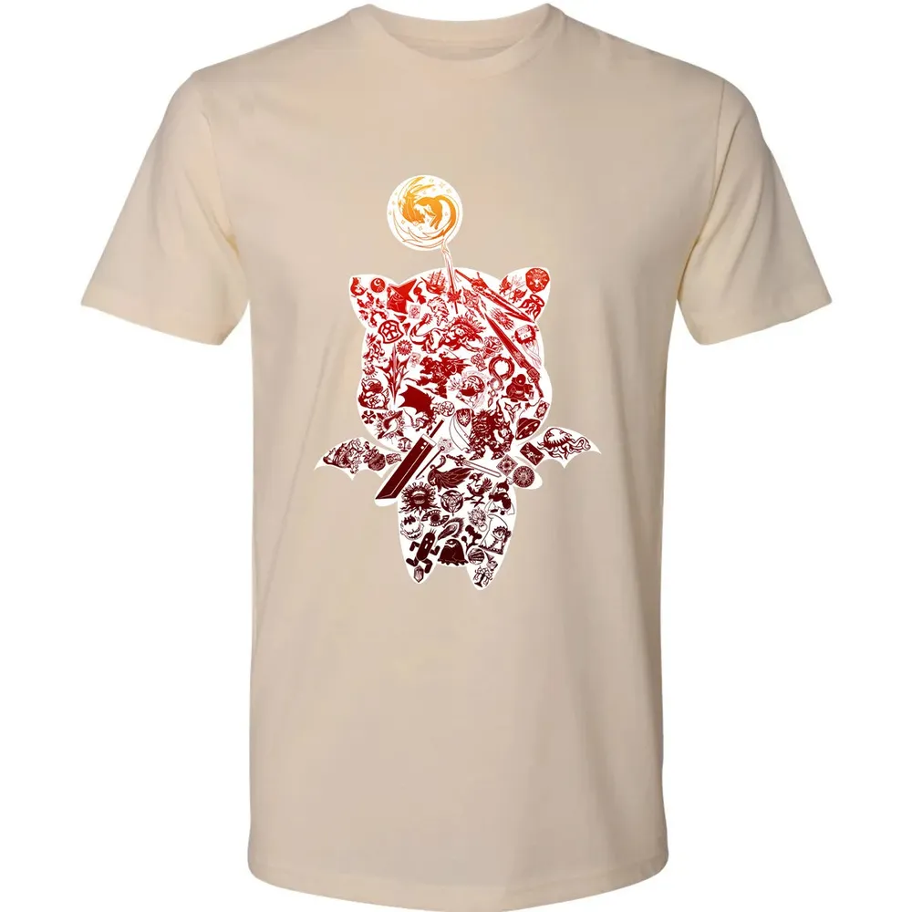 Fantasy Moogle verse Red Premium Unisex T-shirt - 13