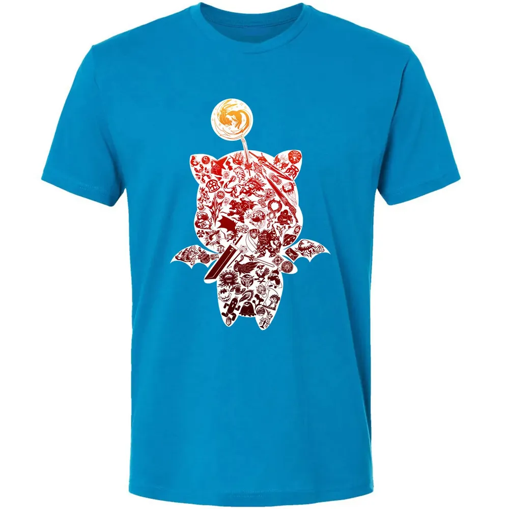 Fantasy Moogle verse Red Premium Unisex T-shirt - 15