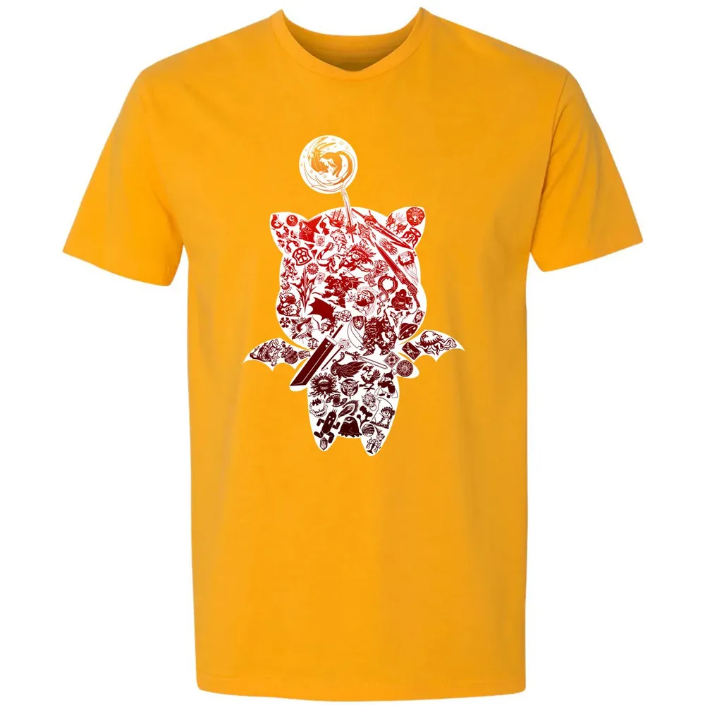 Fantasy Moogle verse Red Premium Unisex T-shirt - 11