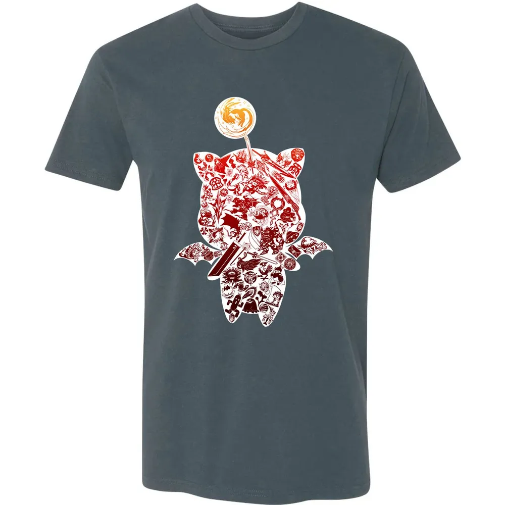 Fantasy Moogle verse Red Premium Unisex T-shirt - 14