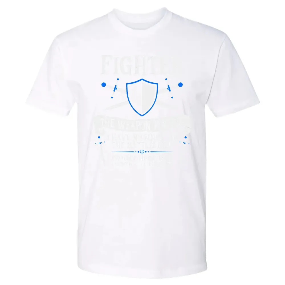 FIGHTER, THE WEAPON MASTER  (Black) Premium Unisex T-shirt - 4