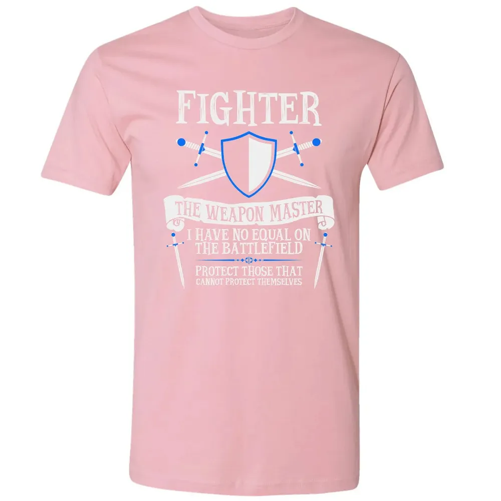 FIGHTER, THE WEAPON MASTER  (Black) Premium Unisex T-shirt - 3