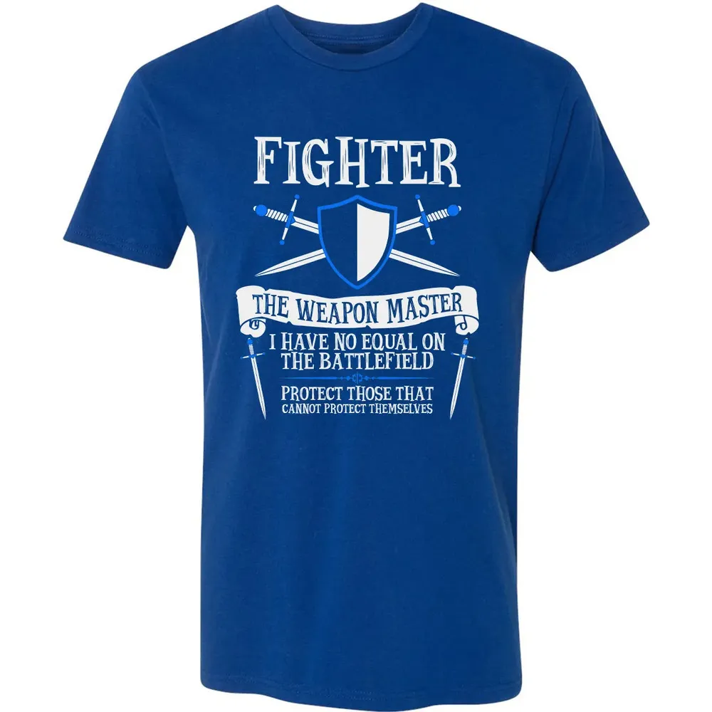 FIGHTER, THE WEAPON MASTER  (Black) Premium Unisex T-shirt - 10