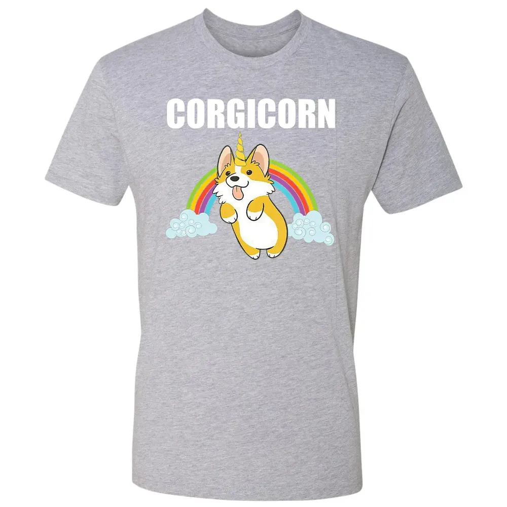 Cute Corgicorn   Funny Corgi Lover  Gift Premium Unisex T-shirt - 9