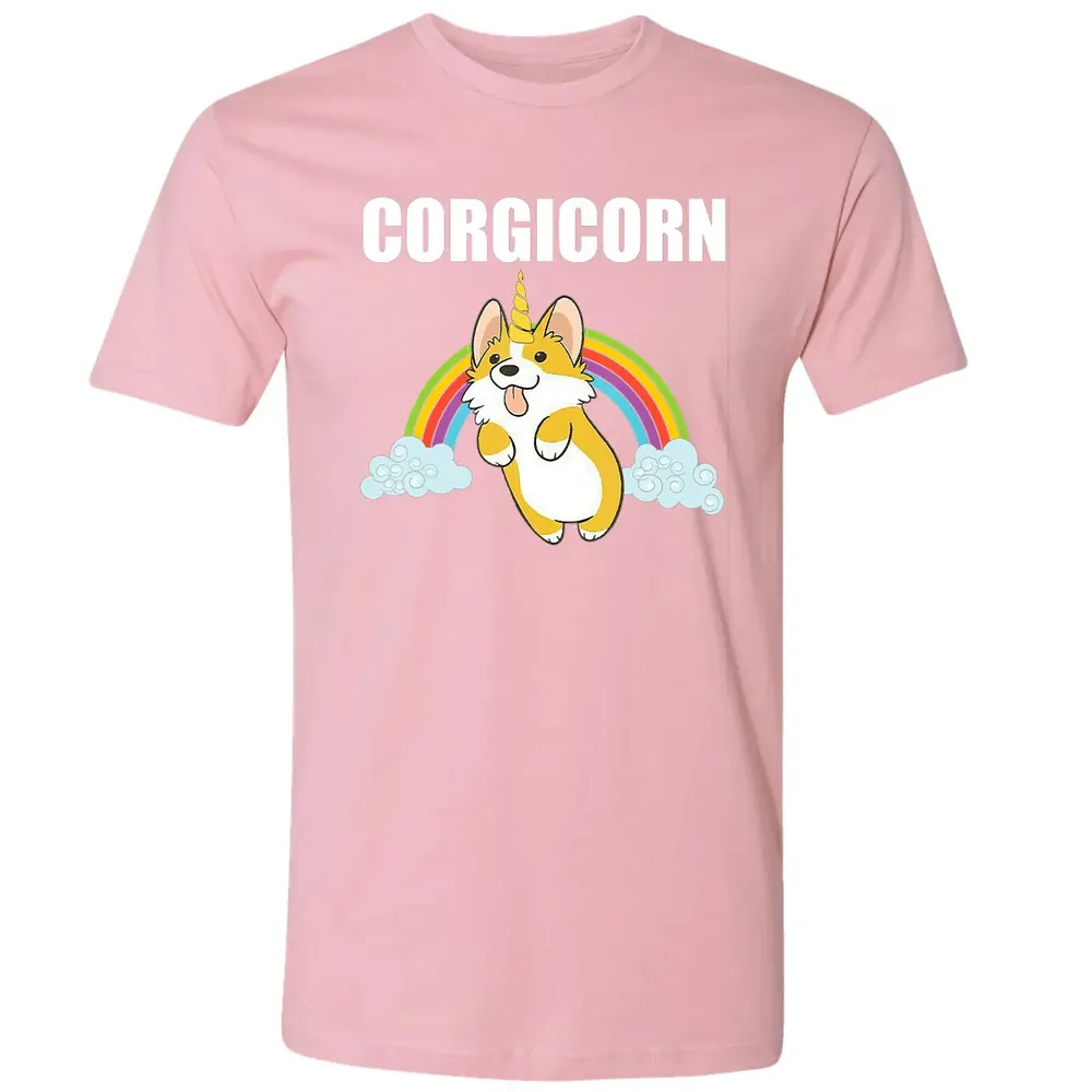 Cute Corgicorn   Funny Corgi Lover  Gift Premium Unisex T-shirt - 3
